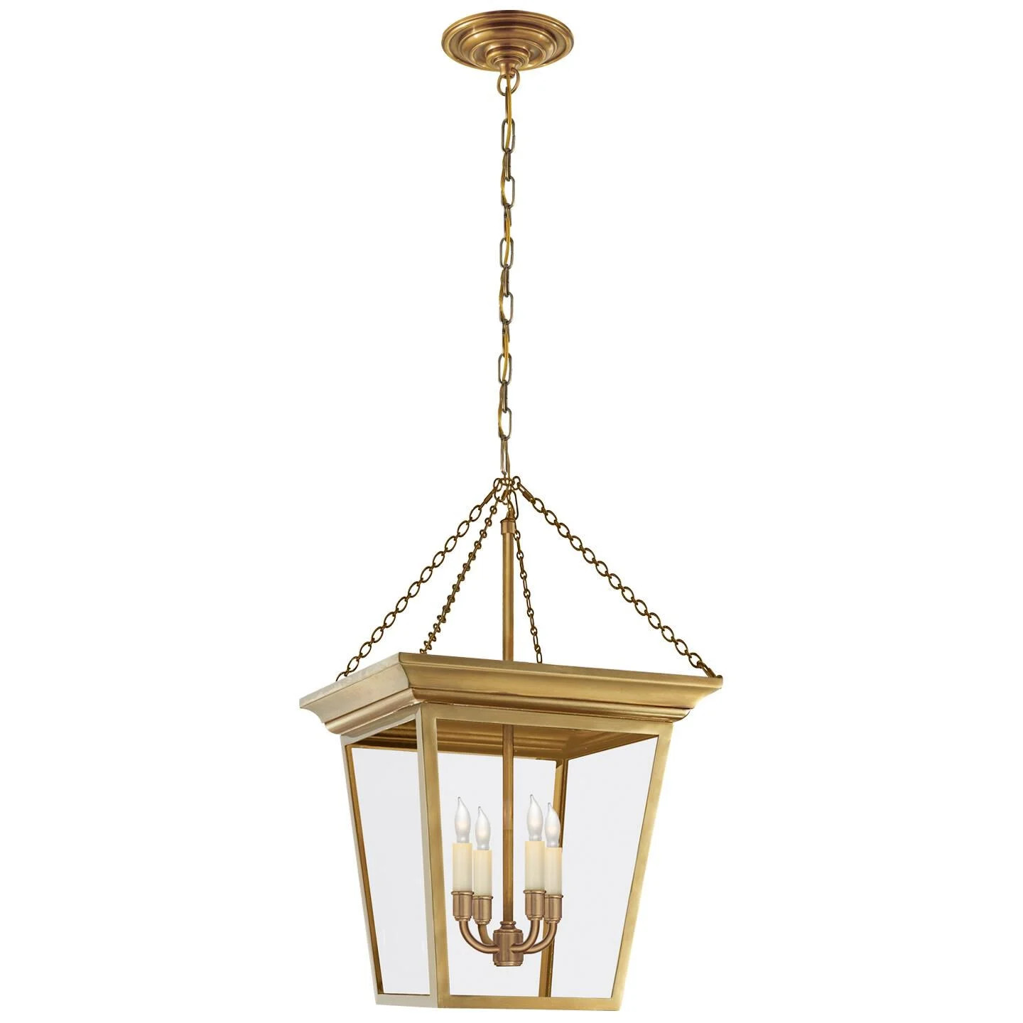 Chapman & Myers Cornice 14 Inch Cage Pendant by Visual Comfort Signature Collection | 1800 Lighting