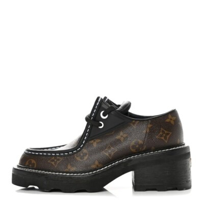 Monogram Calfskin Beaubourg Platform Derby Shoes 38 | eBay US