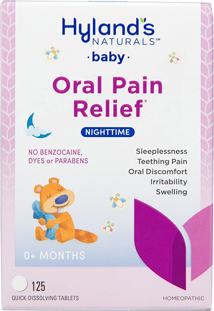 Hyland's Naturals Baby Nighttime Soothing Tablets with Chamomilla, Natural Relief of Oral Discomf... | Amazon (US)