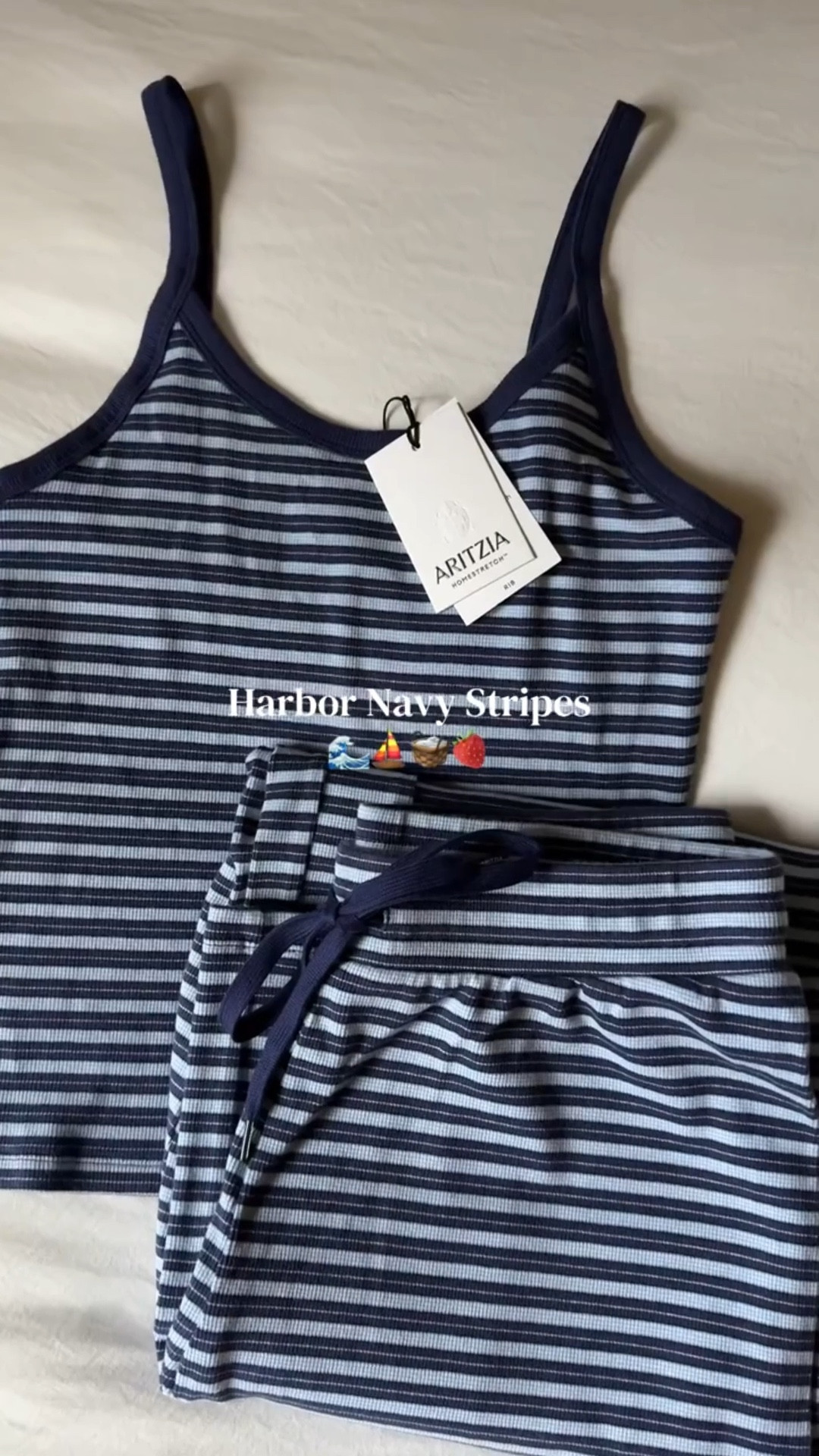 Harbor Navy Homestretch Striped Set @Aritzia Love!!

#loungewear #comfyclothes #summer #cuteclothes #stripes #aritzia #homestretch 

#LTKSeasonal #LTKootd #LTKselfcare