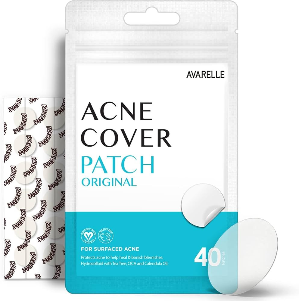 Avarelle Pimple Patches (40 Count) Hydrocolloid Acne Cover Patches | Zit Patches for Blemishes, Z... | Amazon (US)