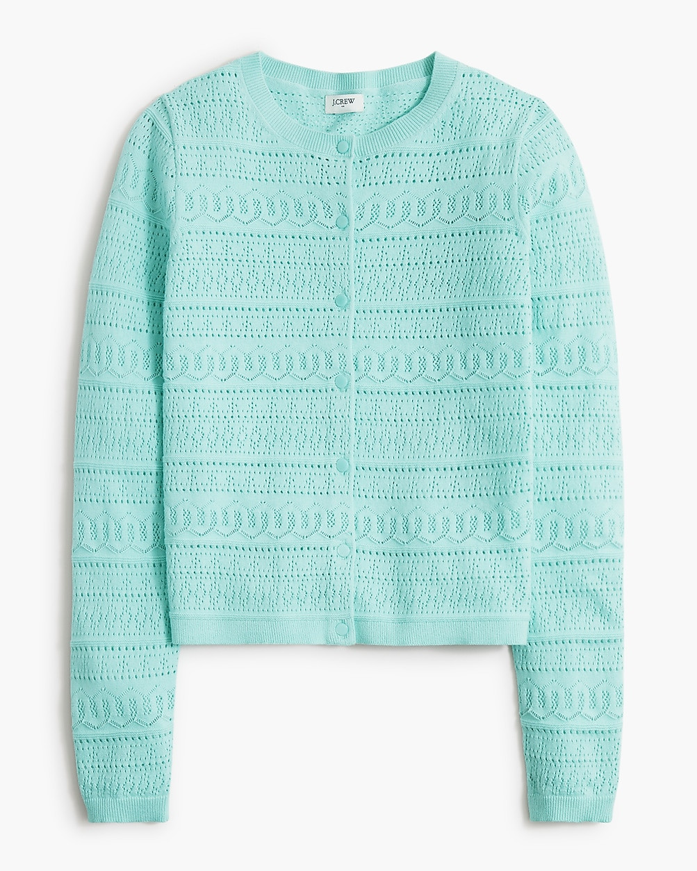 Pointelle cardigan sweater | J.Crew Factory