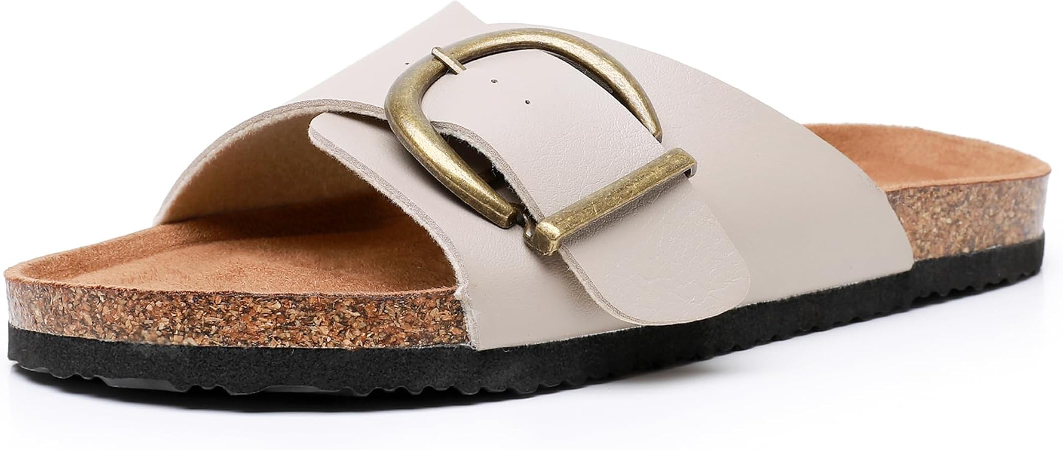 Women's Sandals with Comfort Cork Footbed Summer Outdoor Slide Sandals | Amazon (US)