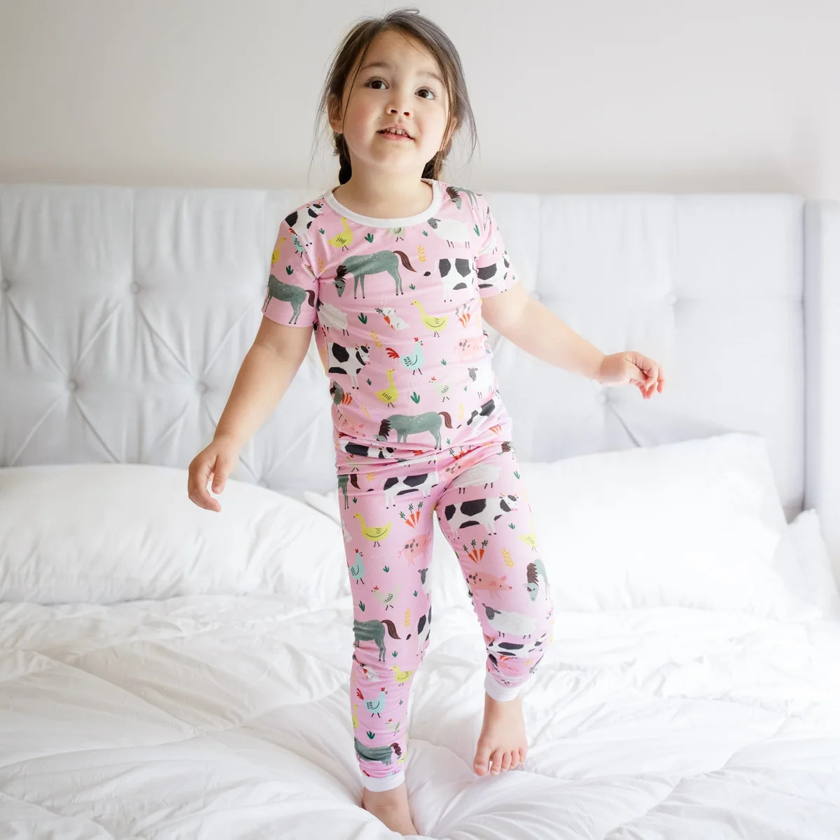 Two-Piece Short Sleeve Pajama Set | Little Sleepies