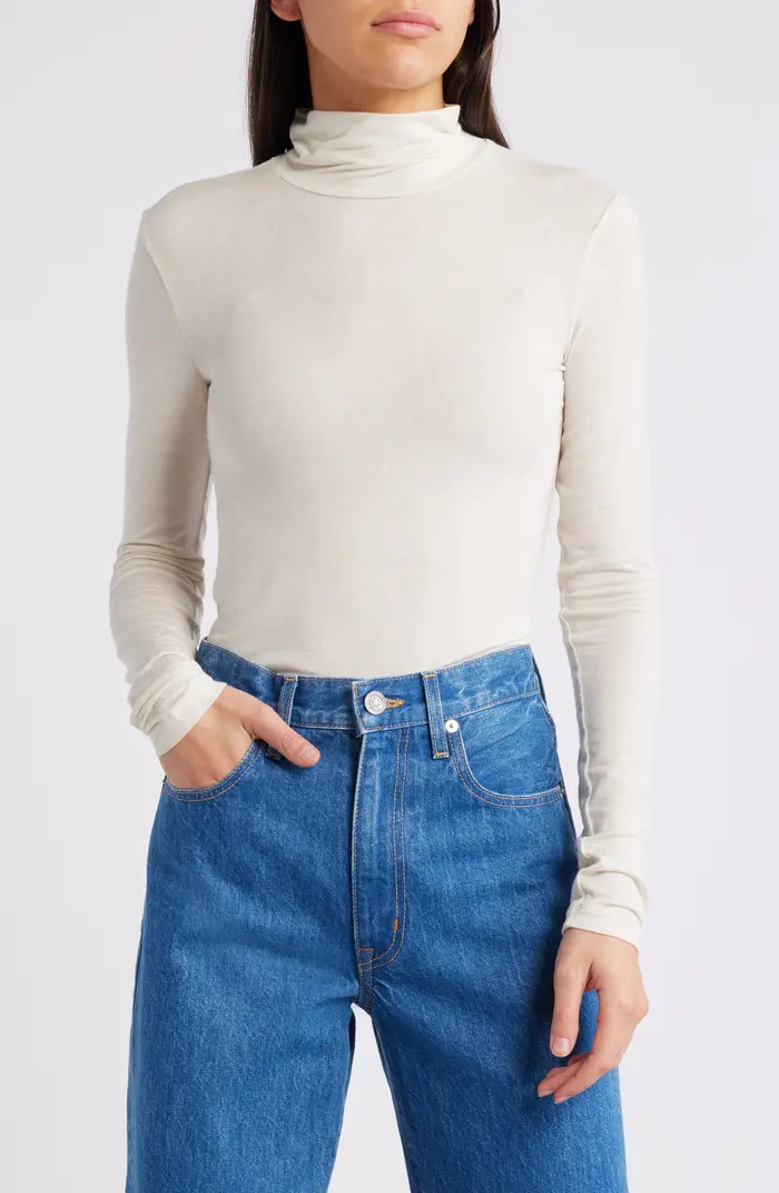 Treasure & Bond Sheer Layering Turtleneck | Nordstrom | Nordstrom