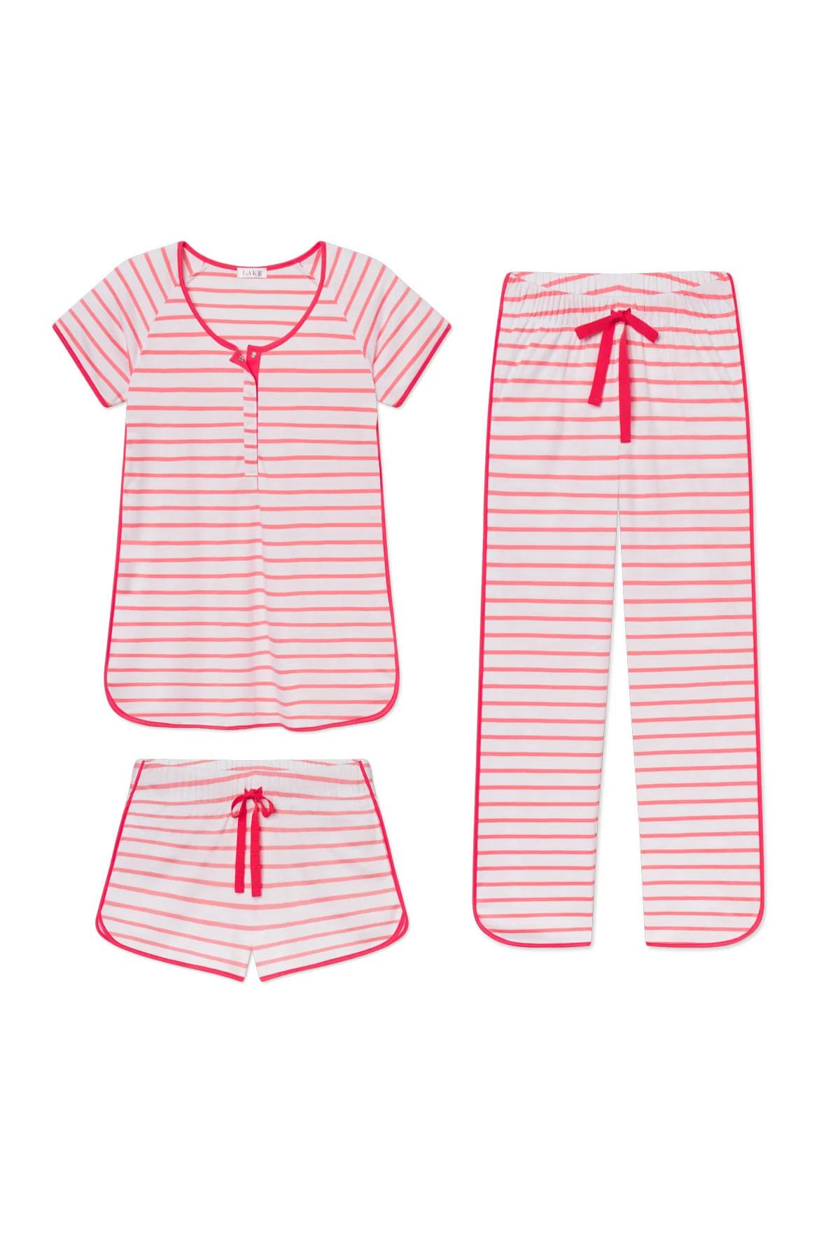 Pima Maternity Bundle in Gelato Anchor Stripe | Lake Pajamas