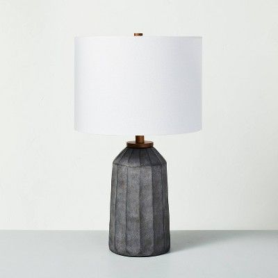 Carved Ceramic Table Lamp - Hearth & Hand™ with Magnolia | Target