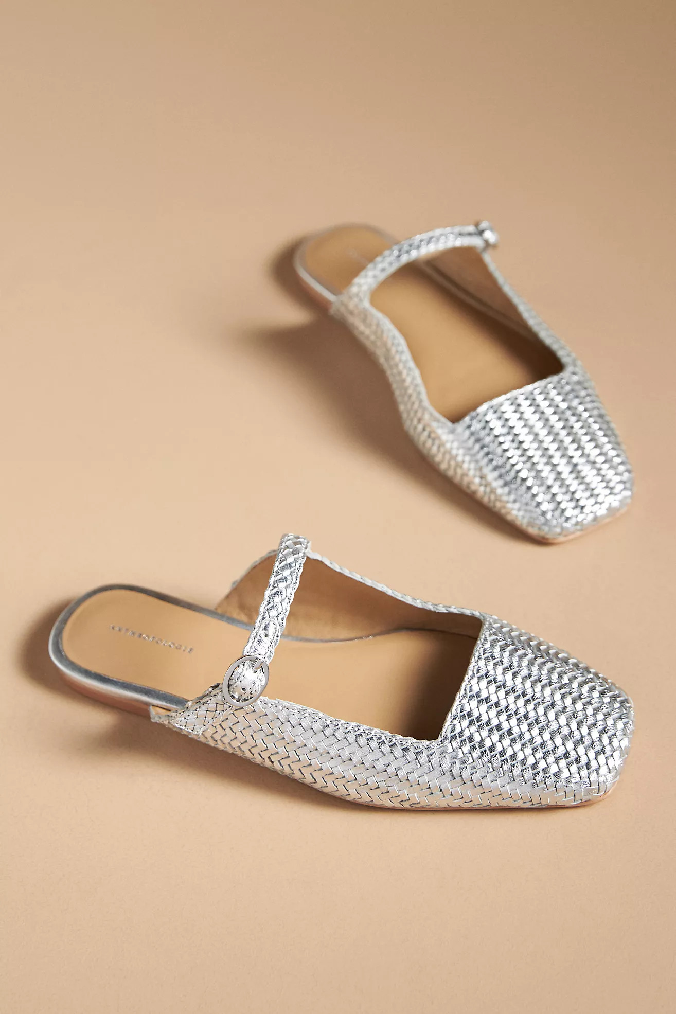 By Anthropologie Woven Mary Jane Slides | Anthropologie (US)