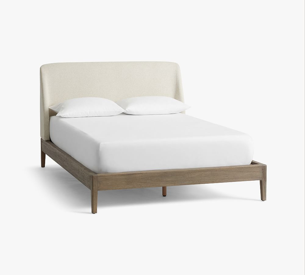 Layton Upholstered Platform Bed | Pottery Barn (US)