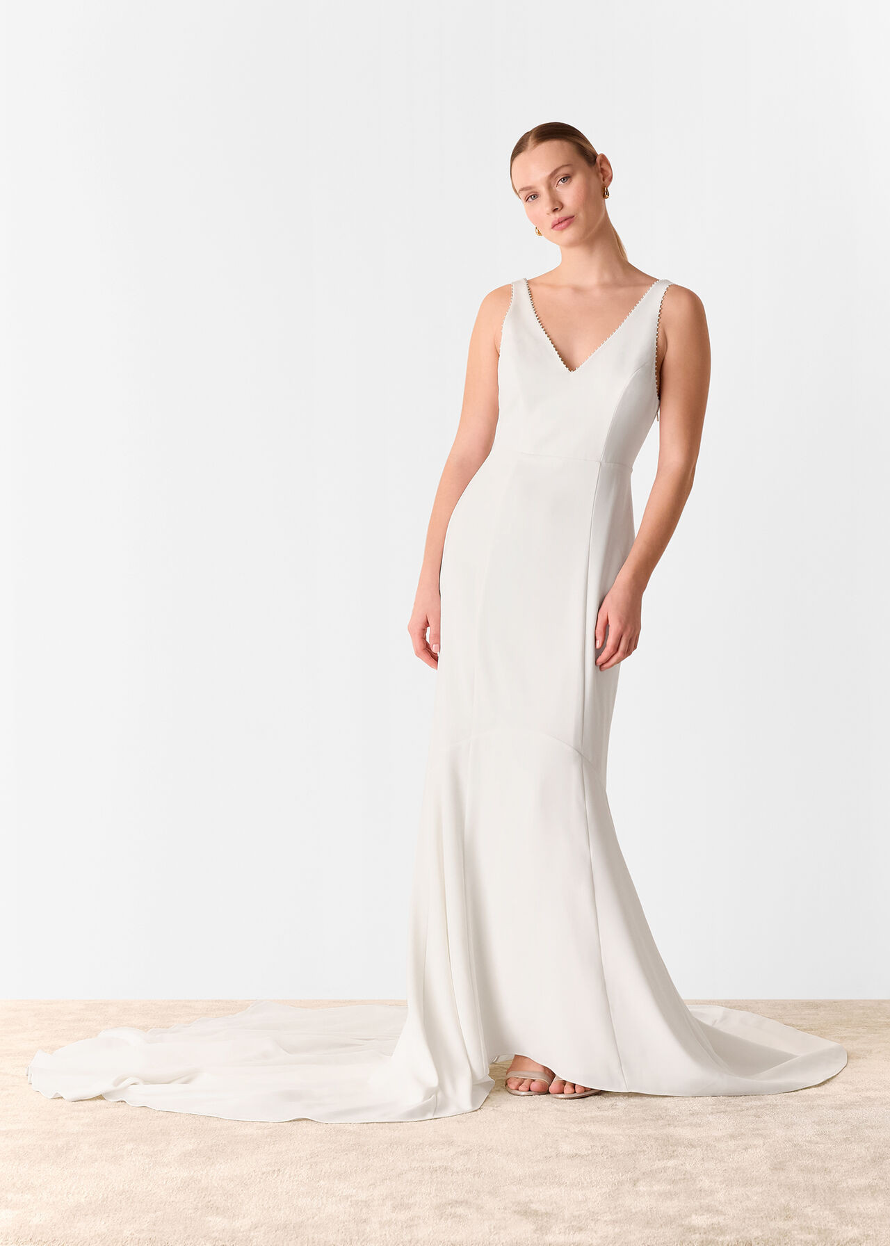 Ivory Billie Wedding Dress | WHISTLES | Whistles | Whistles