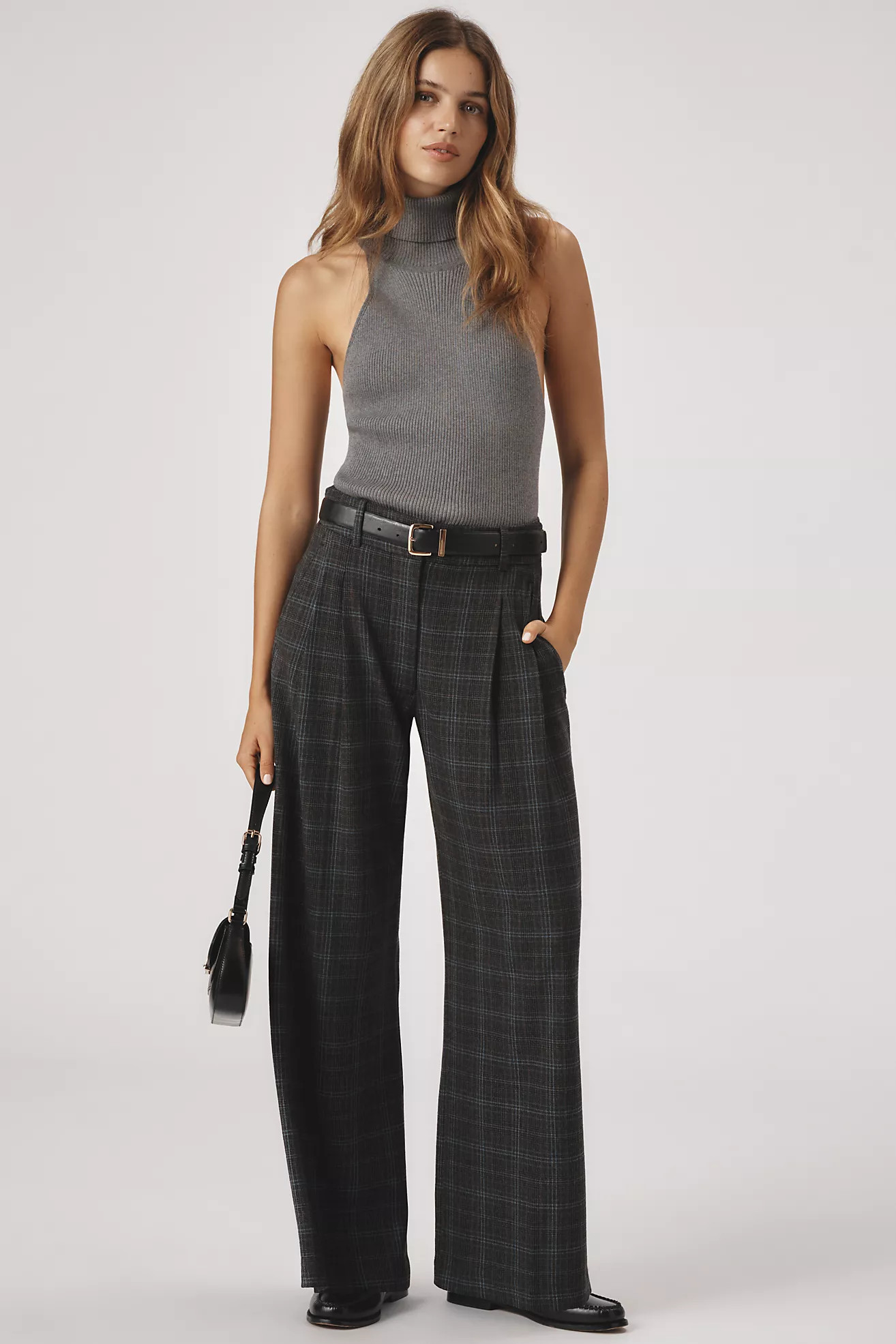 Maeve Printed Wide-Leg Trousers | Anthropologie (US)