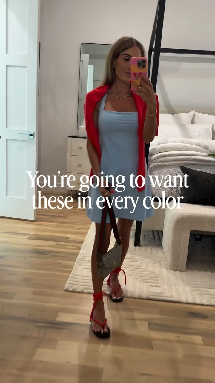 The easiest outfits to throw on and go + all ages approved ✔️ even our mom loves these and looks amazing on her! 🥰 all have built-in shorts, are so comfortable, and can be worn for walks, errands, travel, etc.

They’re a summer staple you’ll wear on repeat 🔁 

activewear dress, dress with built-in shorts, athletic dress, tennis dress, casual summer outfit, travel outfit, athleisure outfit, comfy summer dress, everyday activewear, throw-on-and-go outfit, sporty chic, summer wardrobe essentials

#activeweardress #athleisurestyle #summerstyle #summeroutfit #momstyle

#LTKPetite #LTKOver40