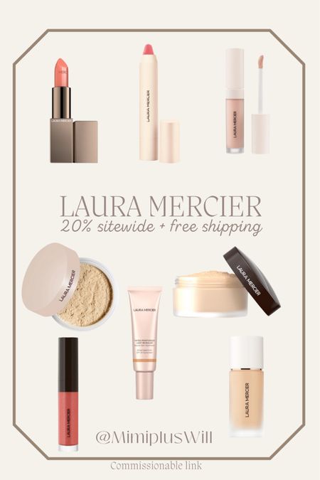 20% off Laura Mercier site wide! I personally love the setting powder. 

Makeup | summer makeup | setting powder | makeup sale 
Follow @mimipluswill for more! 

#LTKBeauty #LTKGiftGuide #LTKSaleAlert