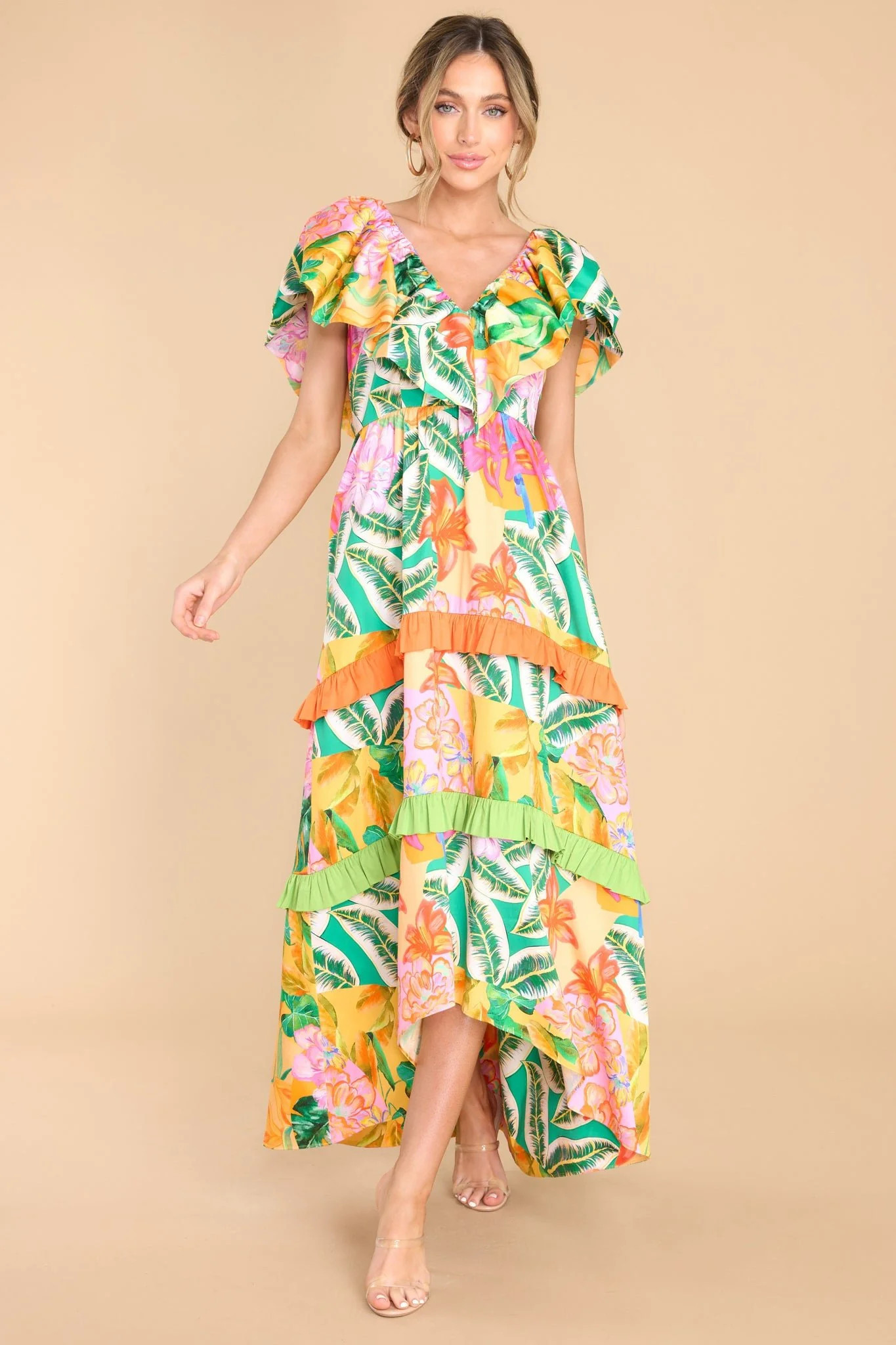 Camilla Santiago Midi Dress | Red Dress 