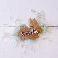 Personalized Easter Basket Tags. Custom Gift. Decor. Name Bunny Name Tags | Etsy (US)