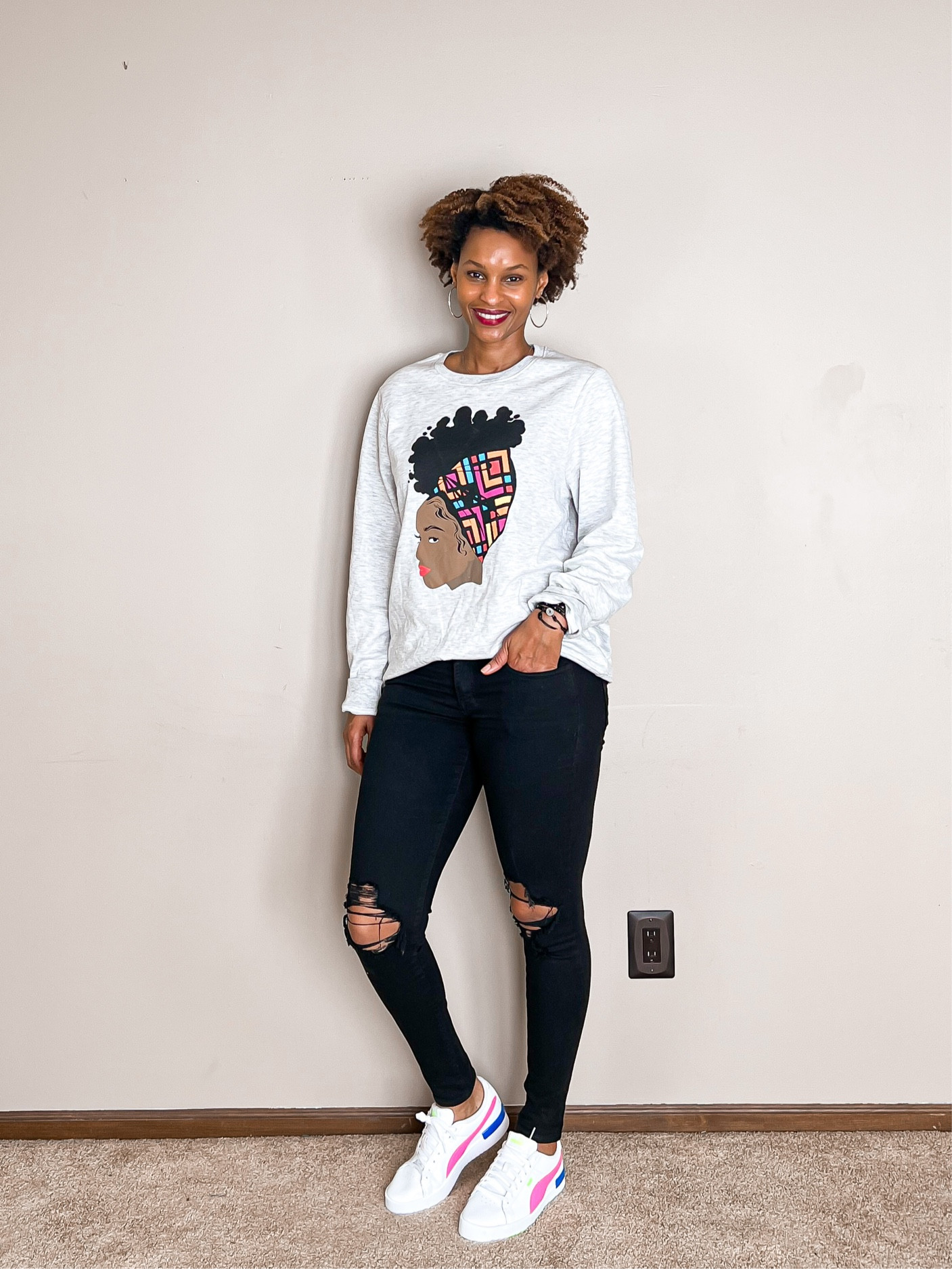 Cutest graphic sweatshirt for Black History Month and every month. 

#LTKsalealert #LTKSeasonal #LTKFind