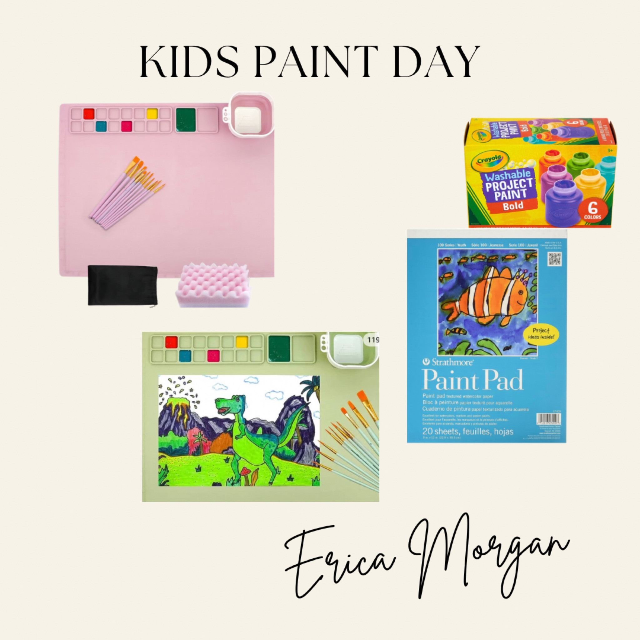 Supplies for a fun/less mess paint day🎨

#LTKunder50 #LTKkids #LTKfamily