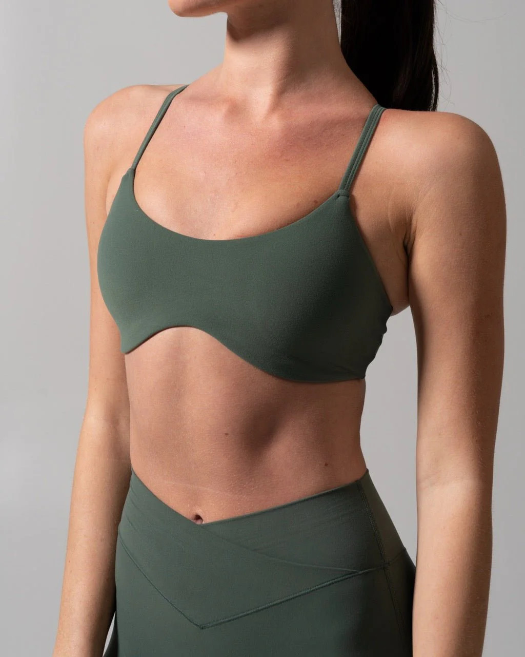 Barre Sports Bra - Rose Water | Buffbunny Collection