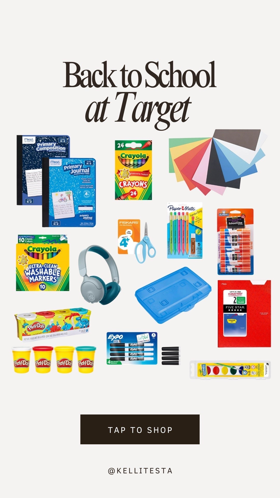 Back to school supplies at target