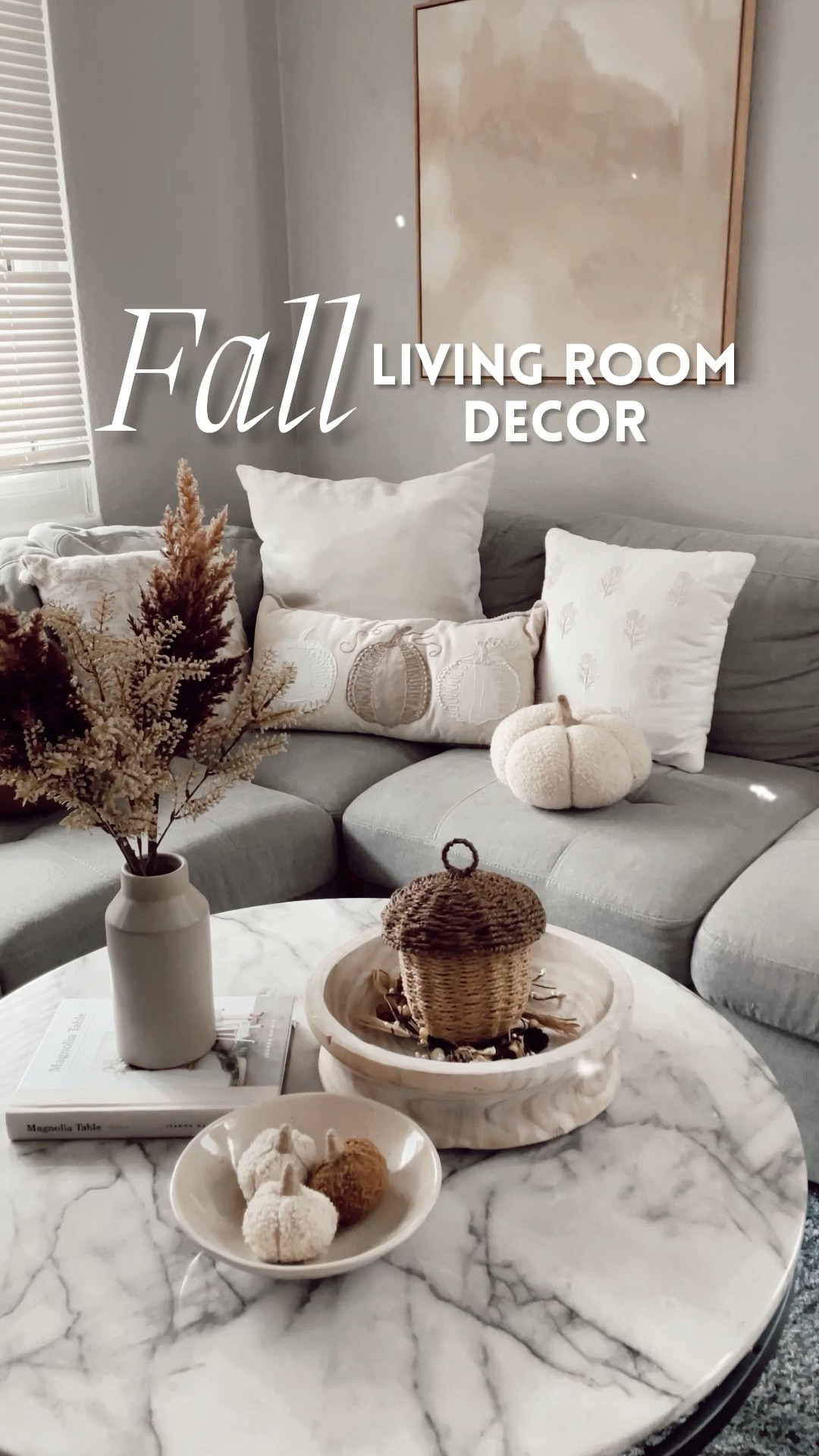 Fall decor // Target home decor, At Home fall decor finds, living room, living room decor, gray couch, pumpkin pillows, boucle pillows, Target pumpkin pillows 



#LTKhome #LTKVideo #LTKHalloween