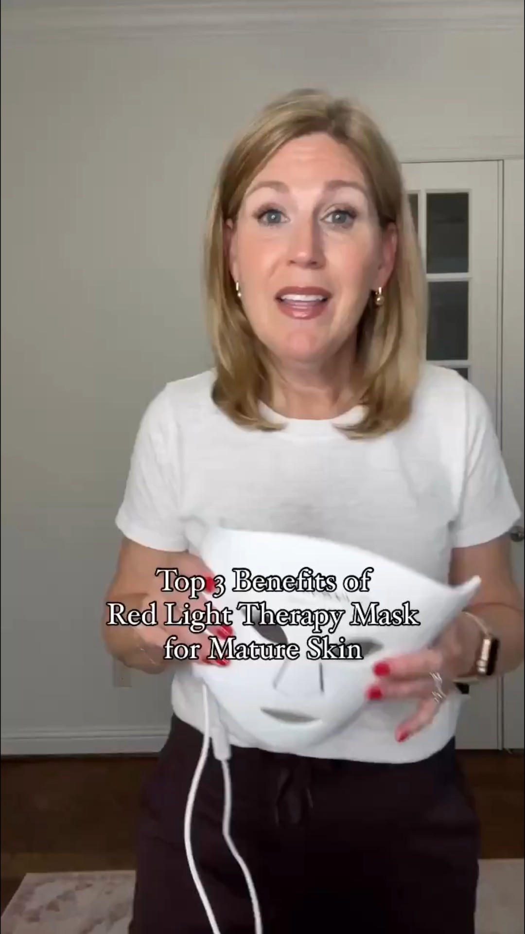 Top 3 benefits of using red light therapy in my mature skincare:

1. It’s Non-invasive: no injectables, no botox, no fillers, no pain, no downtime
2. It Increases collagen: LED red light therapy enhances collagen production capability, significantly reducing fine lines, wrinkles, and redness, leaving younger-looking skin.  Smooths fine lines and wrinkles.
3. Stay at home: No need to get out of your jammies for this! You can use it in the morning or evening. It fits into YOUR schedule!
It only takes ten minutes daily. It’s lightweight. Easy to use proven technology.

I have a discount code for all of the Current Body skin products!
Use code: LULULOVES for 20% off. #LTKHoliday #LTKgrwm #LTKmomlife #LTKselfcare #LTKOver40

#LTKGiftGuide #LTKBeauty #LTKCyberWeek