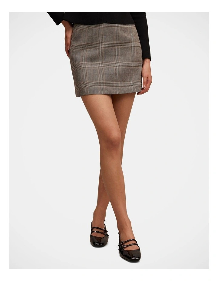Forever NewPortia Check Mini Skirt in Multi | Myer
