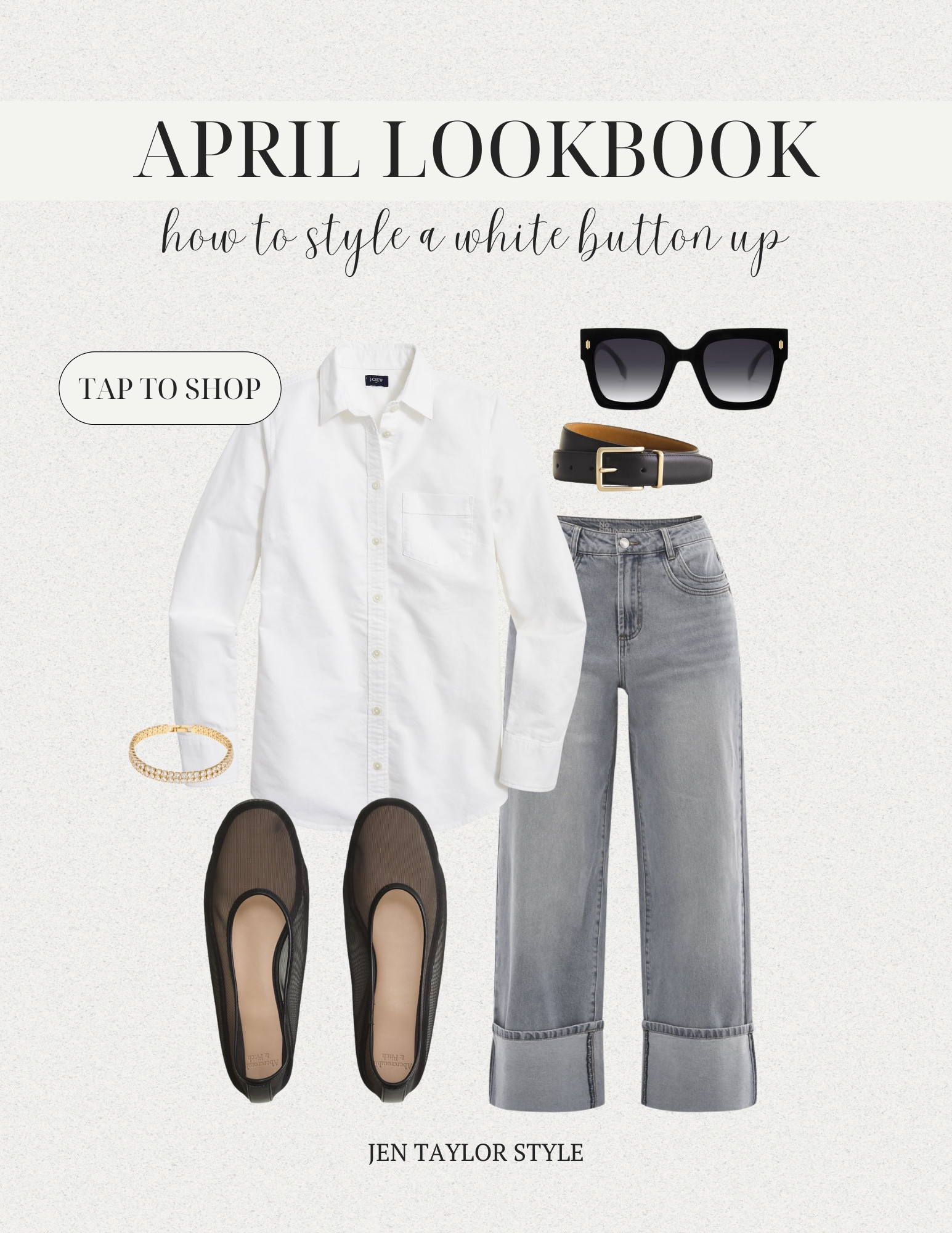 How to style a white button up for a classic everyday look  

#LTKPlusSize #LTKShoeCrush #LTKStyleTip