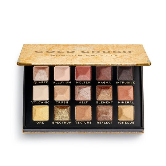 XX Revolution MetaliXX Gold Crush Eyeshadow Palette | Revolution Beauty (UK)