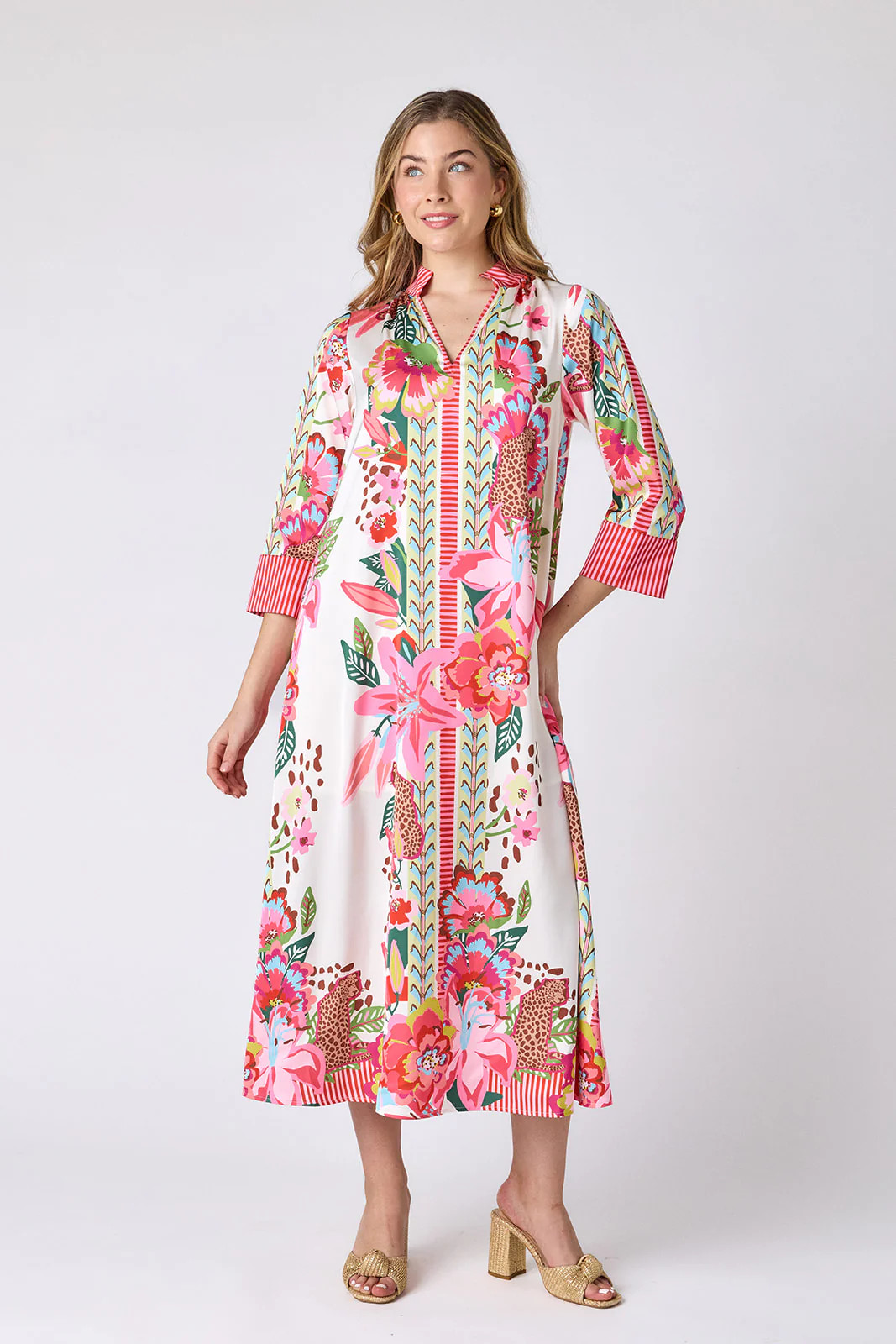 Fia Caftan with Tailored Silhouette & Cuff Detail | CROSBY by Mollie Burch | CROSBY by Mollie Burch