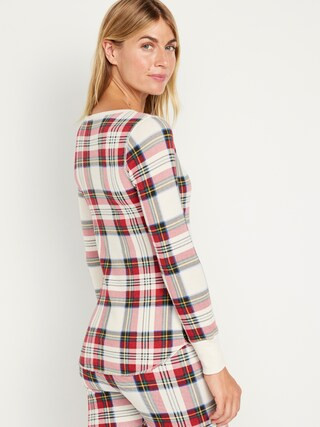 Waffle-Knit Pajama Top for Women | Old Navy (US)