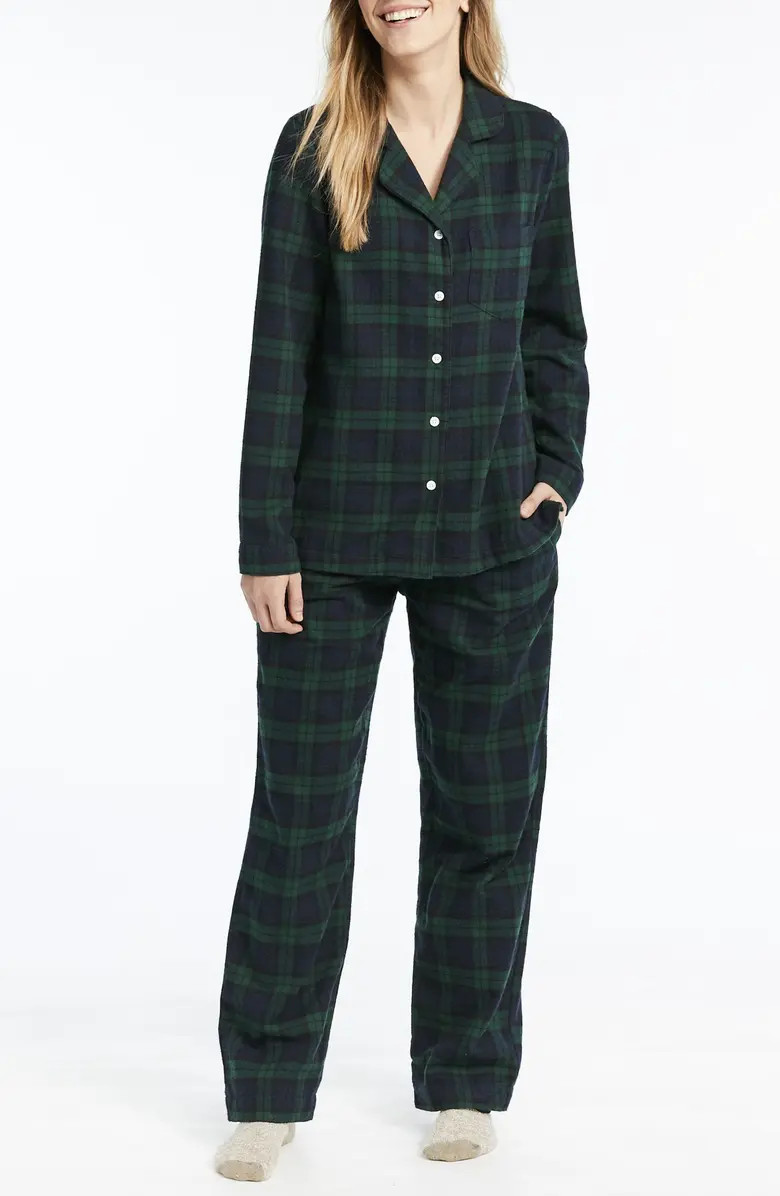 Scotch Plaid Flannel Pajamas | Nordstrom