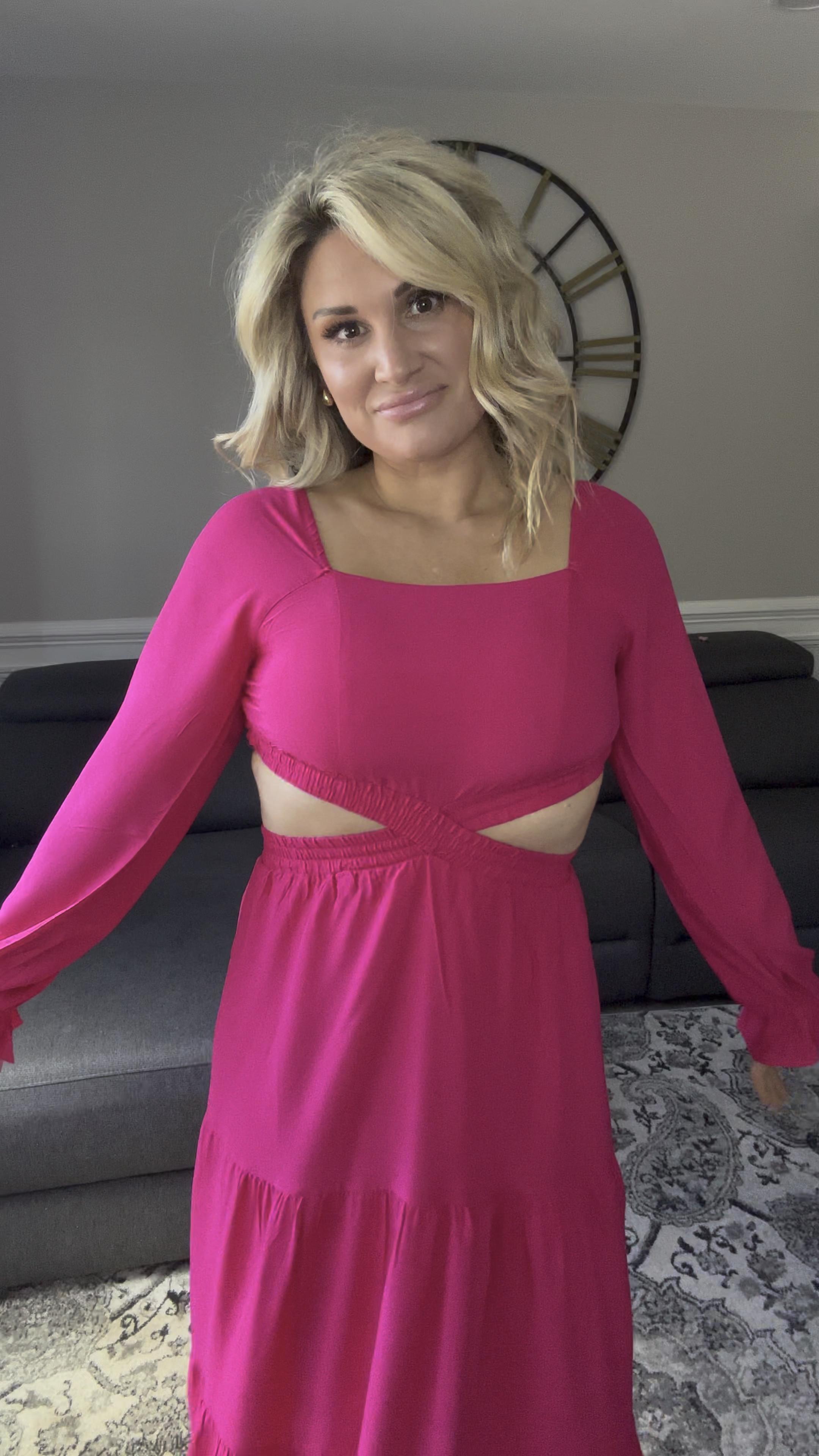Super cute maxi dress! You can adjust the cut outs to show more or less! Love that it’s long sleeve! 

#LTKSeasonal #LTKmidsize #LTKtravel