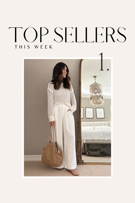 Top Seller - white trousers #stylinbyaylin

#LTKstyletip #LTKunder50 #LTKunder100
