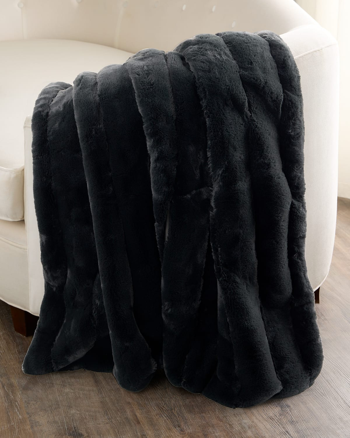 Faux Rex Rabbit Throw, 60" x 72 | Neiman Marcus