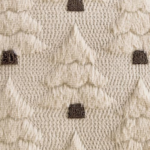 MIULEE Christmas Tree Decorative Pillow Covers Faux Fur Wool Throw Pillows Soft Plush Cushion Cov... | Amazon (US)