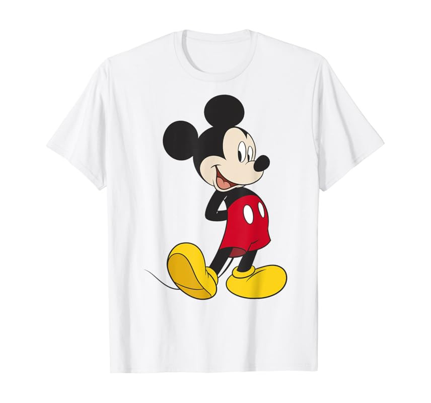 Mickey And Friends Traditional Mickey Mouse Portrait T-Shirt | Amazon (US)
