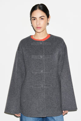 Anouk Wool Blend Jacket, GREY MARL / UK 10 | ALIGNE UK & EU