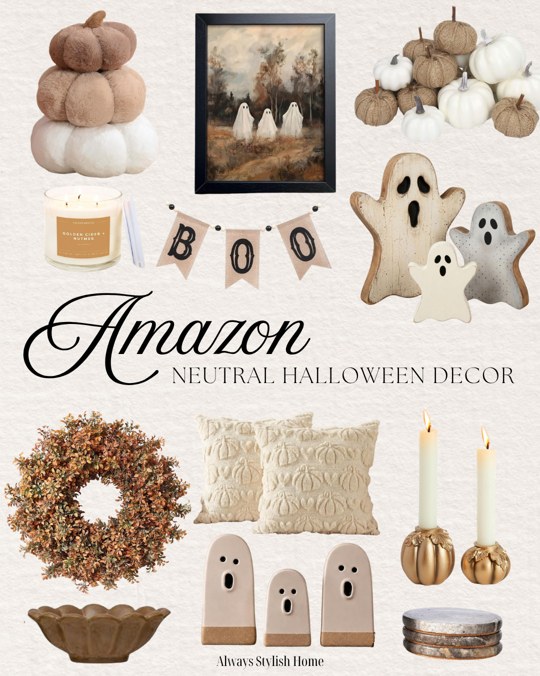 Amazon Home, Halloween decor, fall home decor. Amazon Halloween decor just dropped 🎃 These spooky-season finds are perfect for decorating your mantel, porch, or home—and some are already selling out! Love these neutral halloween decor finds from Amazon.

#LTKHome#LTKSeasonal 

 #LTKSeasonal #LTKHome