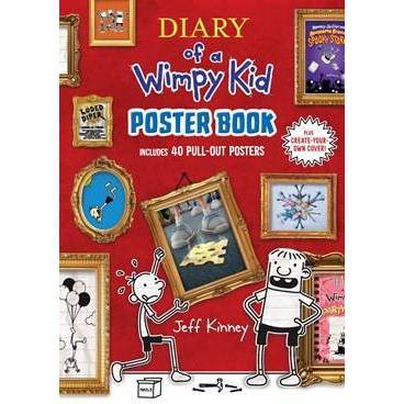 Wimpy Kid Poster Book - by Jeff Kinney (Hardcover) | Target