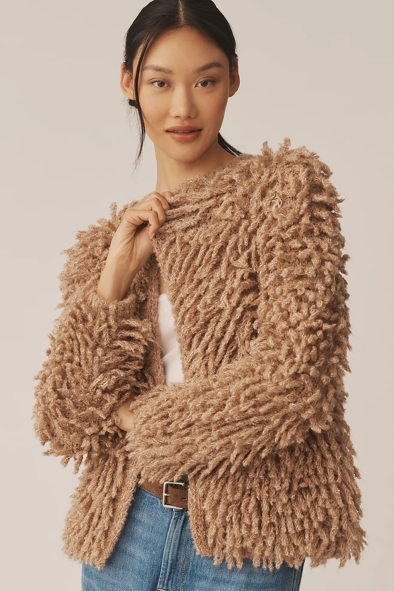 Pilcro Loop Bomber Cardigan Sweater | Anthropologie (US)