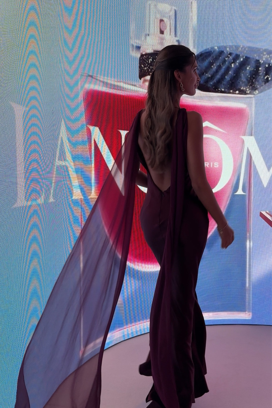 Retrofete burgundy Julia dress fall collection, cape, gown, elegant dress, wedding guest dress 