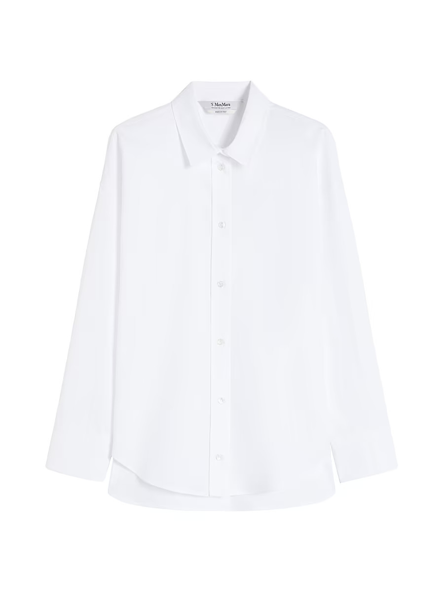 Women's Cotton Oxford Shirt - White - Size 14 | Saks Fifth Avenue
