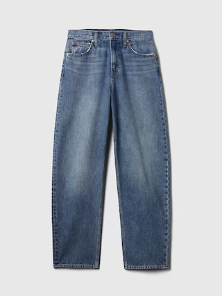 High Rise Barrel Jeans | Gap | Gap (US)