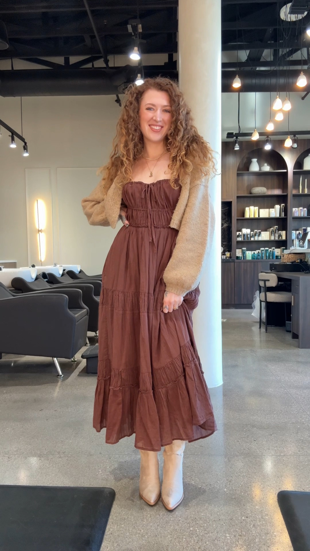 Brown summer dress and cowboy boots

#LTKSeasonal #LTKFestival #LTKShoeCrush