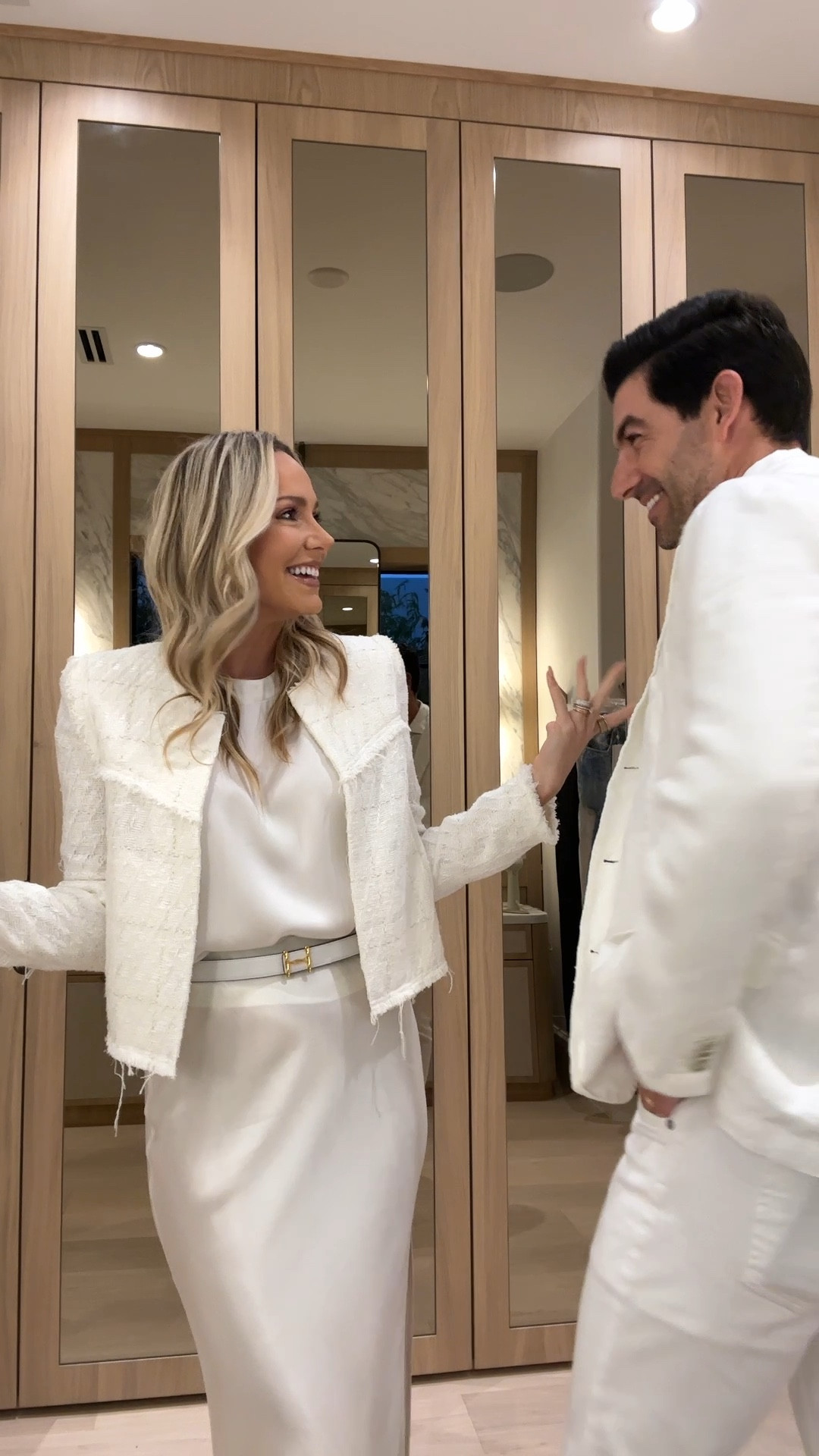 All white holiday party look! 

#LTKworkwear #LTKstyletip #LTKSeasonal