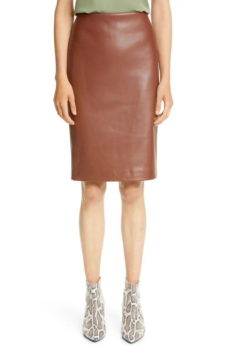 Skinny Faux Leather Pencil Skirt | Nordstrom