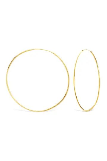 68mm Shiny Finish Hoop Earrings | Nordstrom Rack