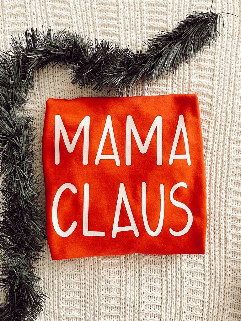 Mama Claus Graphic Sweatshirt | She Is Boutique