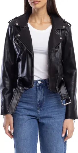 Faux Leather Moto Jacket | Nordstrom