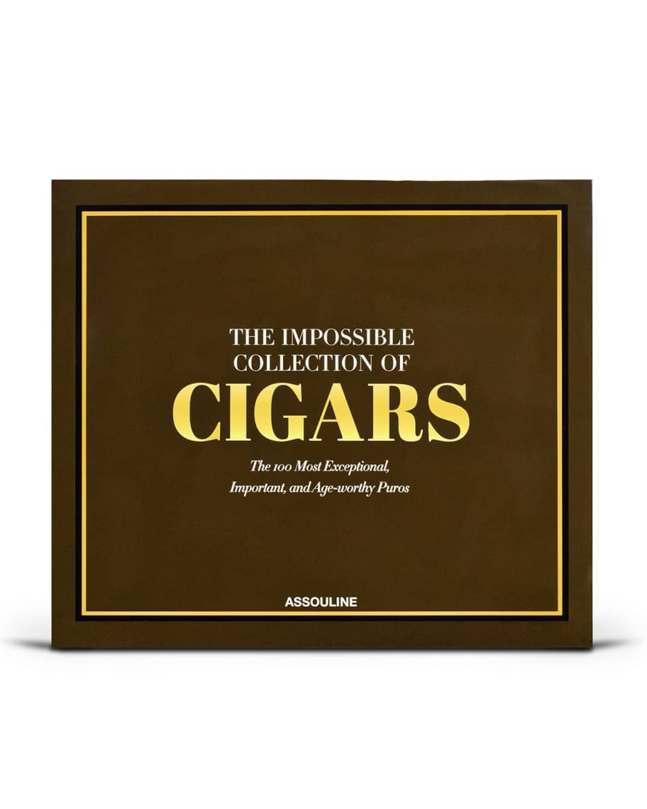 Assouline Humidor Case with "The Impossible Collection of Cigars" Book | Neiman Marcus